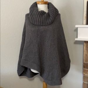 gray cable knit shawl ann taylor loft!